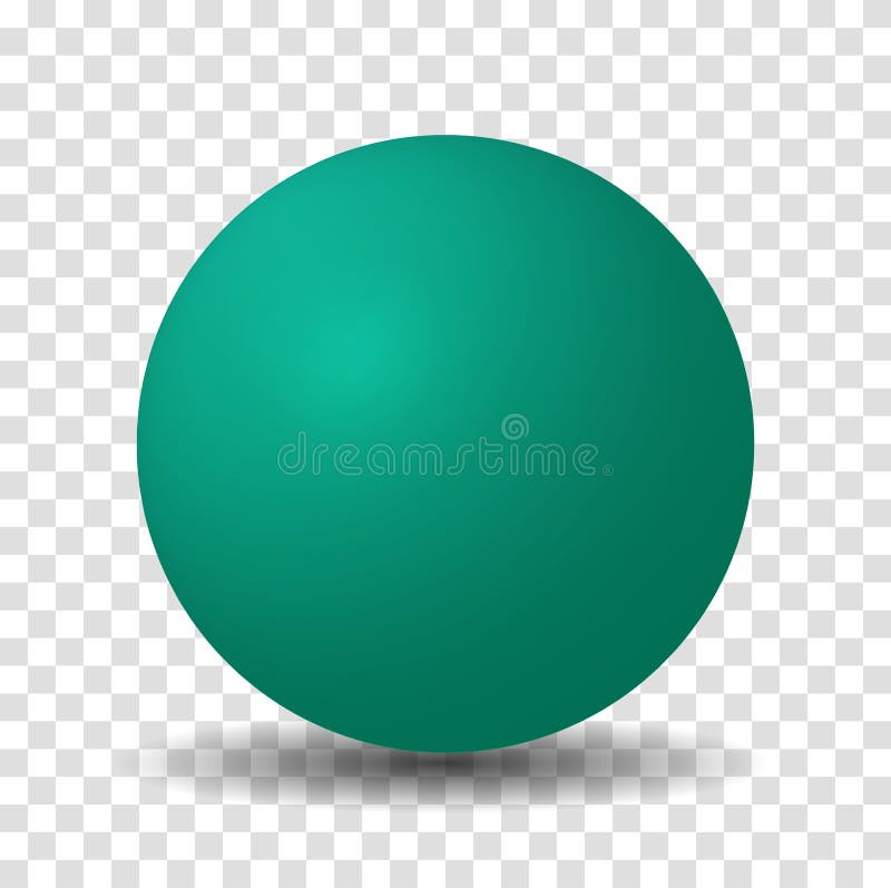 Шарик сферы зеленого цвета Teal иллюстрация штока Шарик сферы зеленого цвета Teal иллюстрация штока