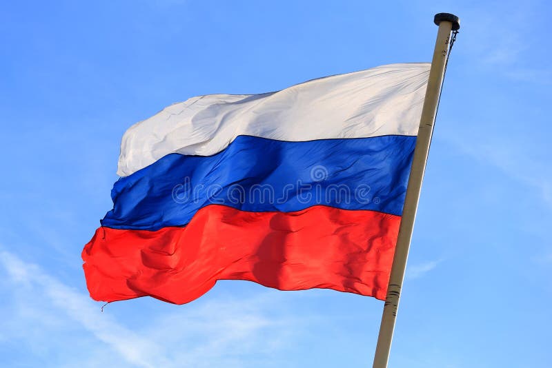 Флаг Российской Федерации стоковые изображения rf Флаг Российской Федерации стоковые изображения rf