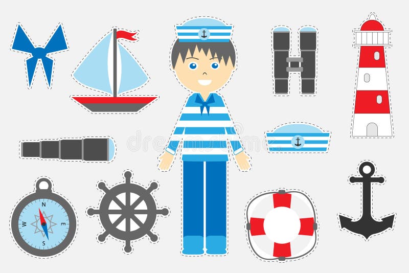 Различные красочные морские изображения для детей, игры для детей, preschool деятельности образования потехи, установили стикеров иллюстрация штока Различные красочные морские изображения для детей, игры для детей, preschool деятельности образования потехи, установили стикеров иллюстрация штока