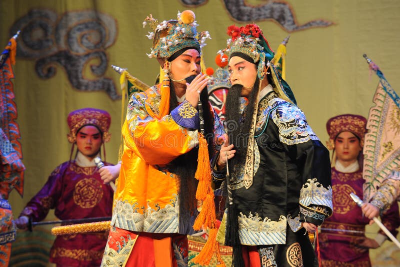 Ópera de Susurro-Pekín: Adiós a mi concubine foto de archivo libre de regalías Ópera de Susurro-Pekín: Adiós a mi concubine foto de archivo libre de regalías
