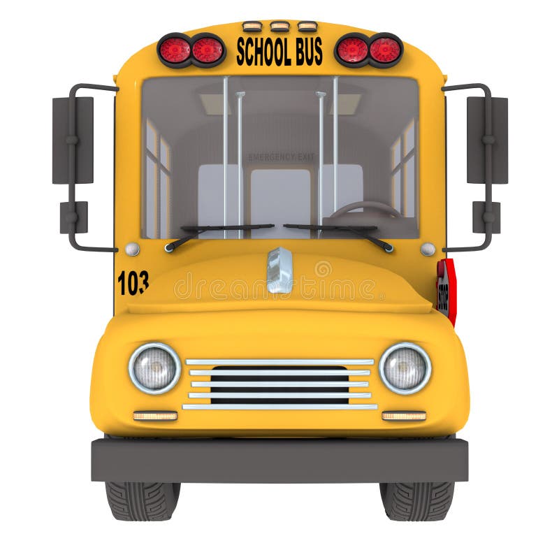 Żółty autobus szkolny ilustracji Żółty autobus szkolny ilustracji
