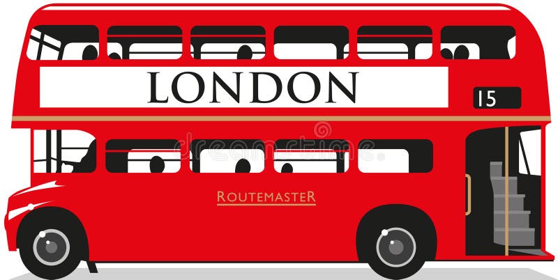 Ônibus de Londres ilustração stock Ônibus de Londres ilustração stock