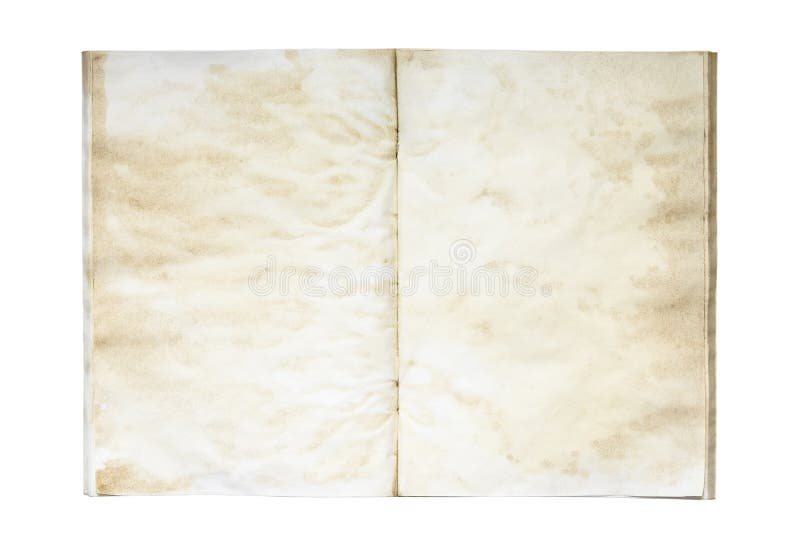 Öffnen Sie altes und schmutziges unbelegtes Übungsbuch stockfotos Öffnen Sie altes und schmutziges unbelegtes Übungsbuch stockfotos