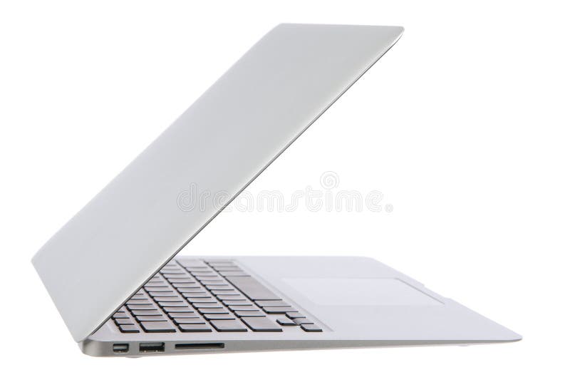 Öffnen Sie Laptopnotebook-computer für Geschäft mit Tastatur