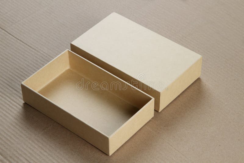 Open Blank Card board Box for Mockup. Open Blank Card board Box for Mockup