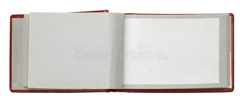 Öffnen Sie leeres Retro- Fotoalbum lizenzfreies stockfoto Öffnen Sie leeres Retro- Fotoalbum lizenzfreies stockfoto