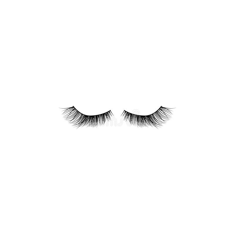 Eye lashes vector icon. Lashes vector. Eye lashes vector icon. Lashes vector