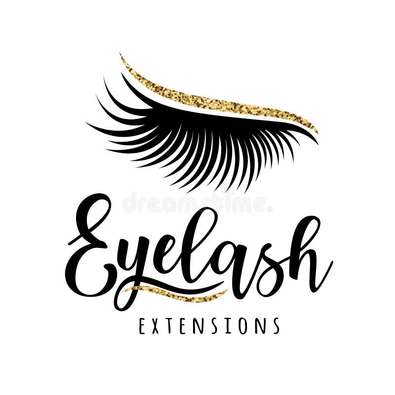 Eyelash extension logo. Vector illustration of lashes. For beauty salon, lash extensions maker. Eyelash extension logo. Vector illustration of lashes. For beauty salon, lash extensions maker.