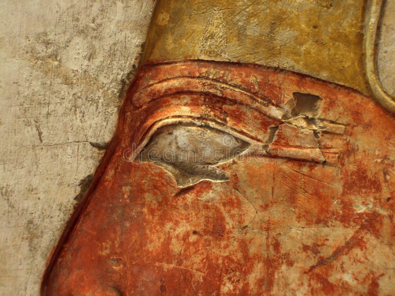 ögonhieroglyphman royaltyfri fotografi
