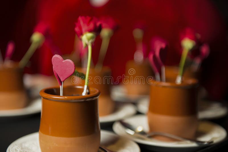 Öken för dag för valentin` s royaltyfri fotografi Öken för dag för valentin` s royaltyfri fotografi
