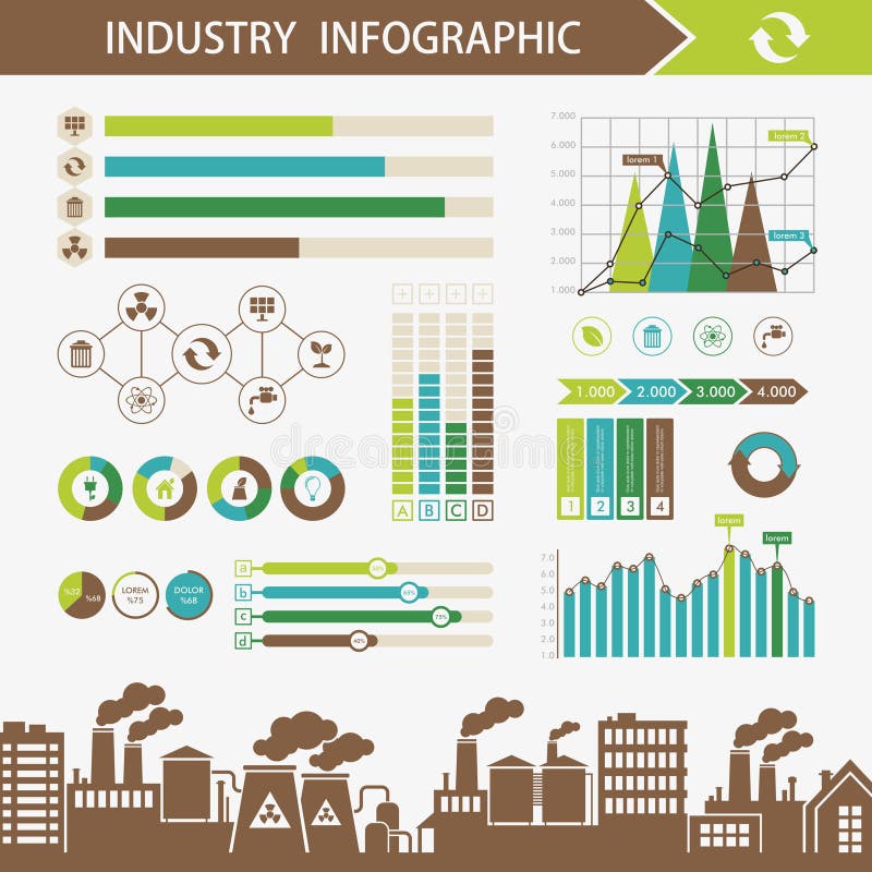 Ökologie und Verschmutzung abstrakte infographics Illustration vektor abbildung Ökologie und Verschmutzung abstrakte infographics Illustration vektor abbildung