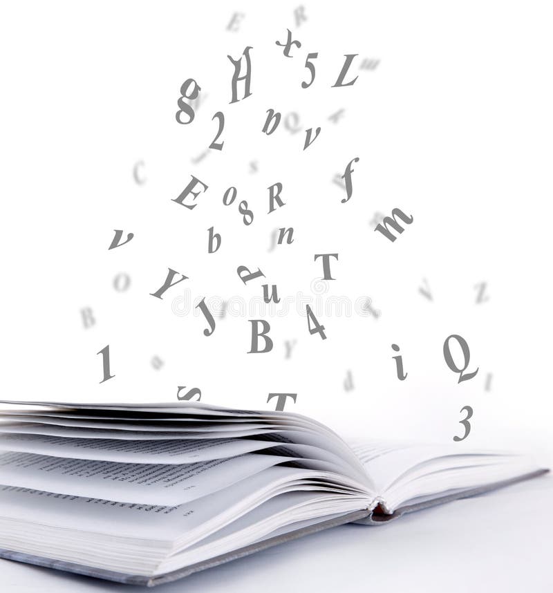 Öppen bok-verksamhet arkivfoto