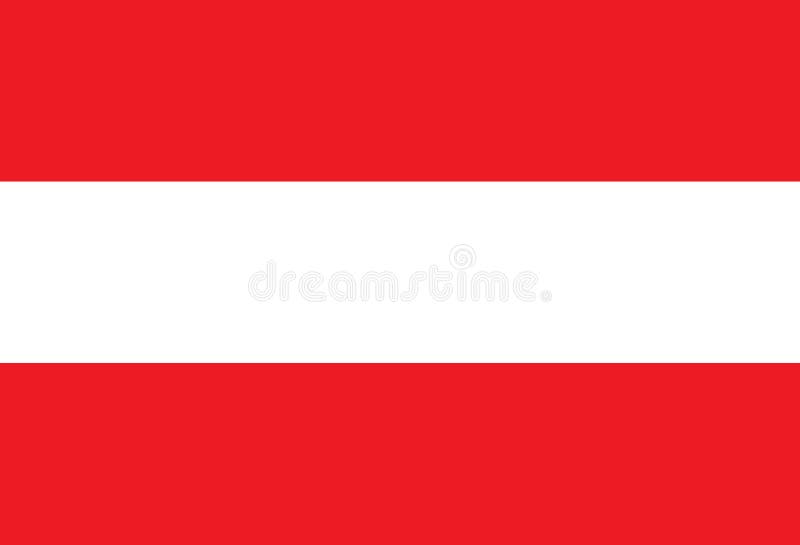 Österreich-Markierungsfahne vektor abbildung Österreich-Markierungsfahne vektor abbildung