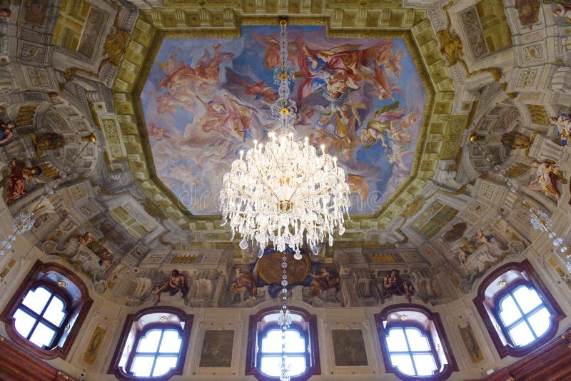 Austrian Gallery Belvedere, Upper Belvedere in Vienna, Austria, Europe royalty free stock image