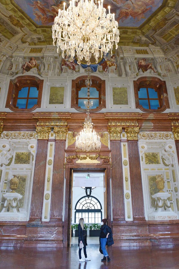Austrian Gallery Belvedere, Upper Belvedere in Vienna, Austria, Europe royalty free stock images