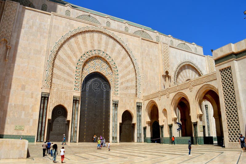 Östliche Architektur Marokko-Gebäude, Marokko-Architektur, Kolonnade