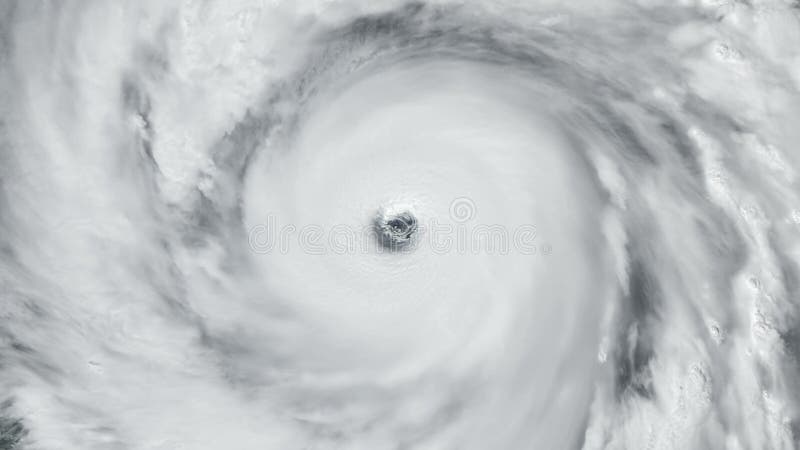 Över huvudet satellit- sikt för orkan