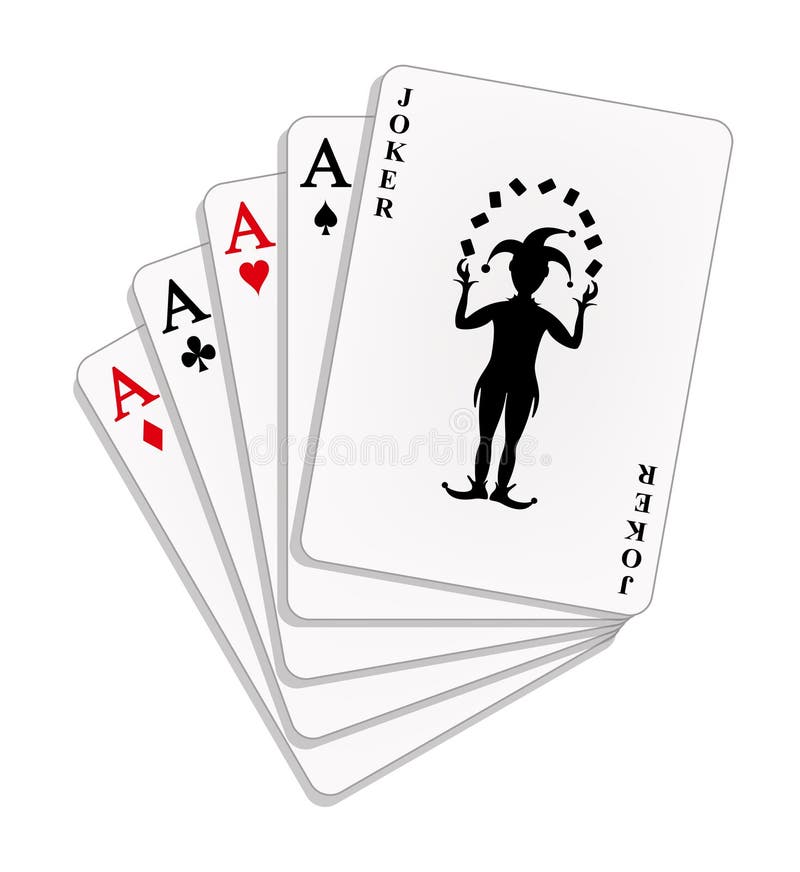överdängare cards att leka för fyra joker