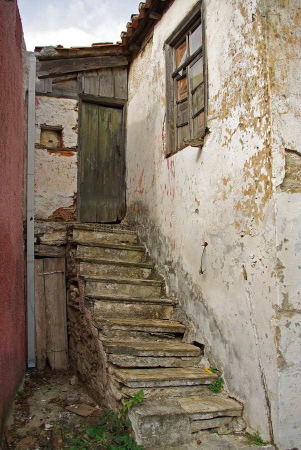 Övergivet hus royaltyfri bild