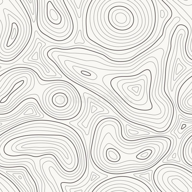 Översikt av den sömlösa modellen för höjder Dra upp konturerna av topographic översikter, lättnadstextur och topografiska berg oc vektor illustrationer Översikt av den sömlösa modellen för höjder Dra upp konturerna av topographic översikter, lättnadstextur och topografiska berg oc vektor illustrationer