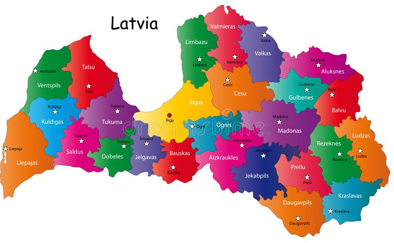 Översikt av Lettland