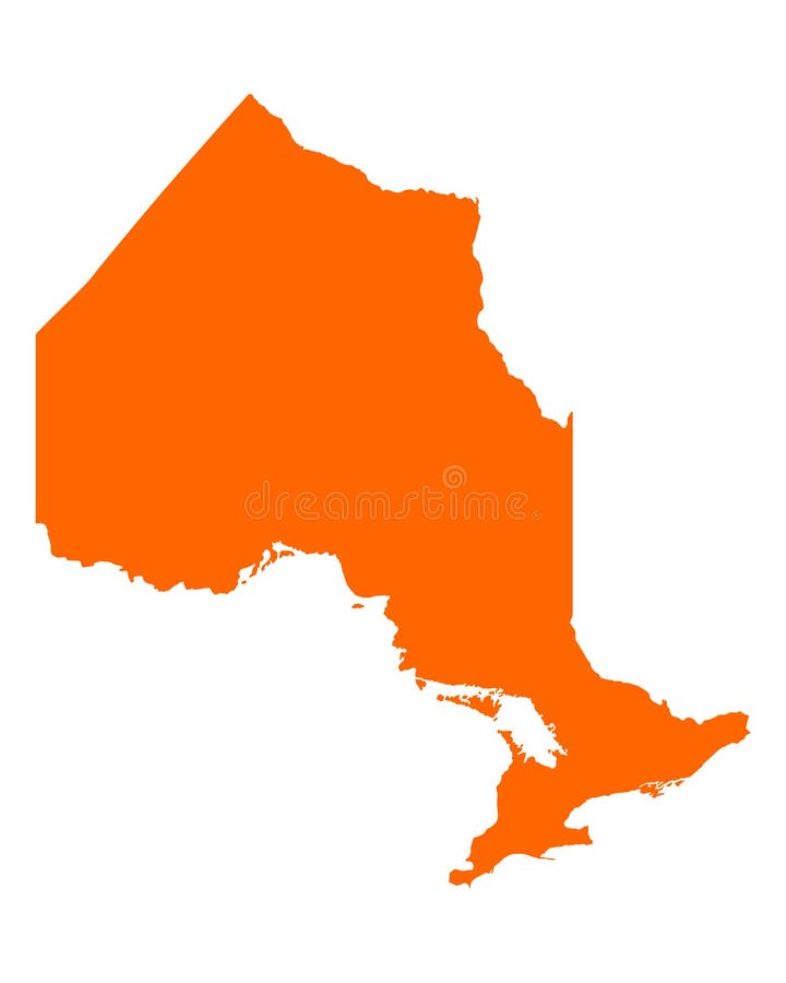 översikt ontario royaltyfri illustrationer översikt ontario royaltyfri illustrationer