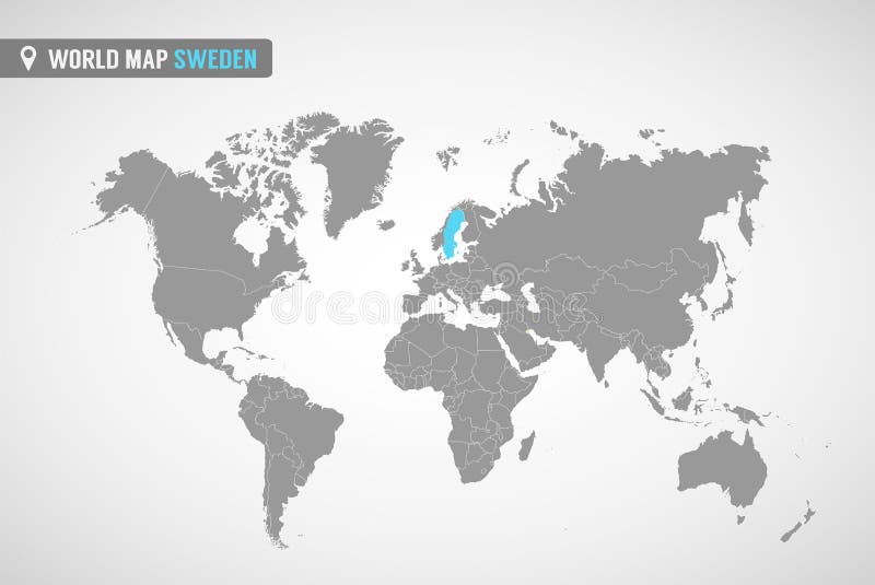 översikt sweden Europa länder vektor illustrationer översikt sweden Europa länder vektor illustrationer