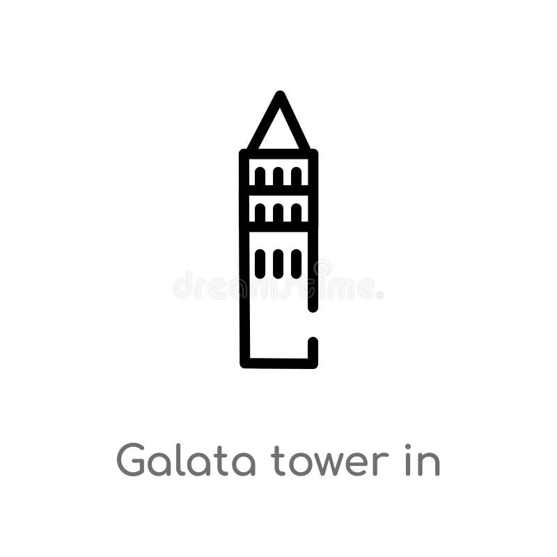 ?versiktsgalatatorn i istanbul vektorsymbol isolerad svart enkel linje best?ndsdelillustration fr?n monumentbegrepp redigerbart vektor illustrationer ?versiktsgalatatorn i istanbul vektorsymbol isolerad svart enkel linje best?ndsdelillustration fr?n monumentbegrepp redigerbart vektor illustrationer