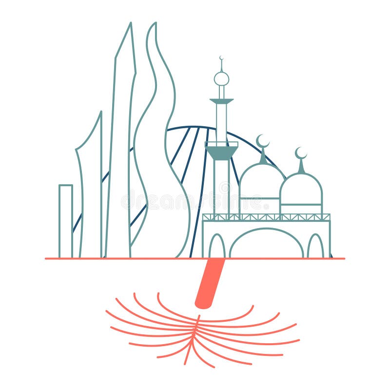 Översiktssymboler utformar Dubai cityscape på en vit bakgrund ocks? vektor f?r coreldrawillustration stock illustrationer Översiktssymboler utformar Dubai cityscape på en vit bakgrund ocks? vektor f?r coreldrawillustration stock illustrationer