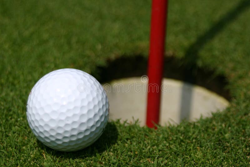 övning för bollgolfhål royaltyfri foto övning för bollgolfhål royaltyfri foto