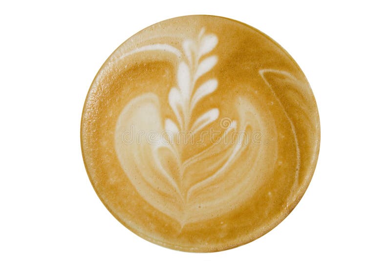 övre sikt för cappuccinokaffe royaltyfria bilder övre sikt för cappuccinokaffe royaltyfria bilder