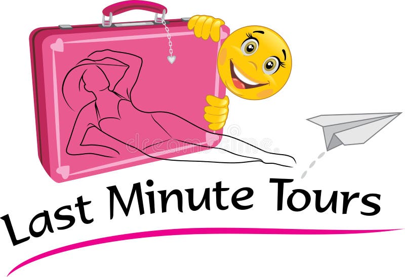 Últimas excursões do minuto Tiragem para uma agência de viagens ilustração royalty free Últimas excursões do minuto Tiragem para uma agência de viagens ilustração royalty free