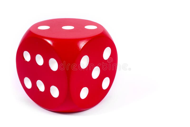 Únicos dados vermelhos imagem de stock royalty free Únicos dados vermelhos imagem de stock royalty free