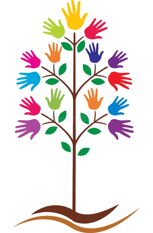 Übergibt Baum stock abbildung Übergibt Baum stock abbildung