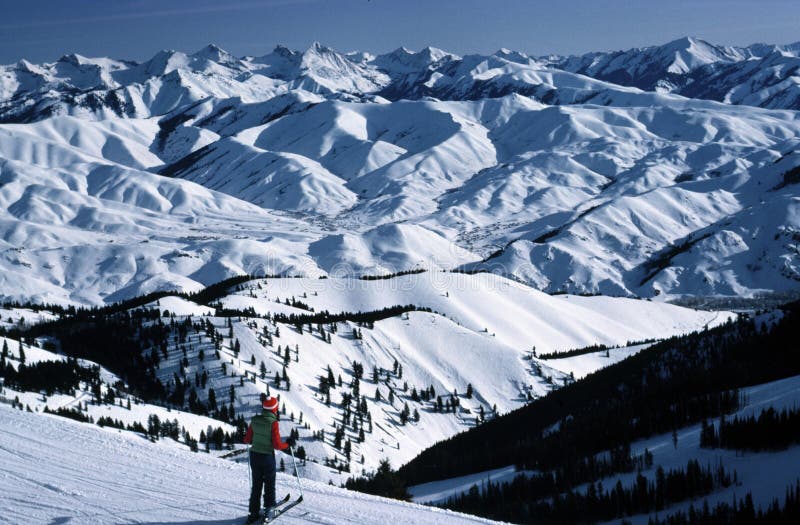 Übersehensun valley, Idaho stockbilder Übersehensun valley, Idaho stockbilder