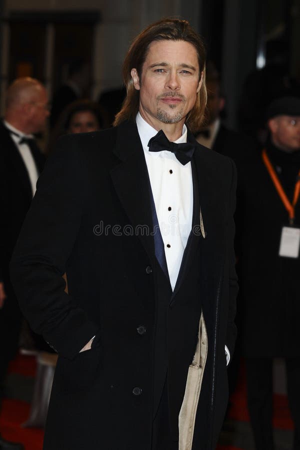 Brad Pitt arriving for the BAFTA Film Awards 2012 at the Royal Opera House, Covent Garden, London. 12/02/2012 Picture by: Steve Vas / Featureflash. Brad Pitt arriving for the BAFTA Film Awards 2012 at the Royal Opera House, Covent Garden, London. 12/02/2012 Picture by: Steve Vas / Featureflash