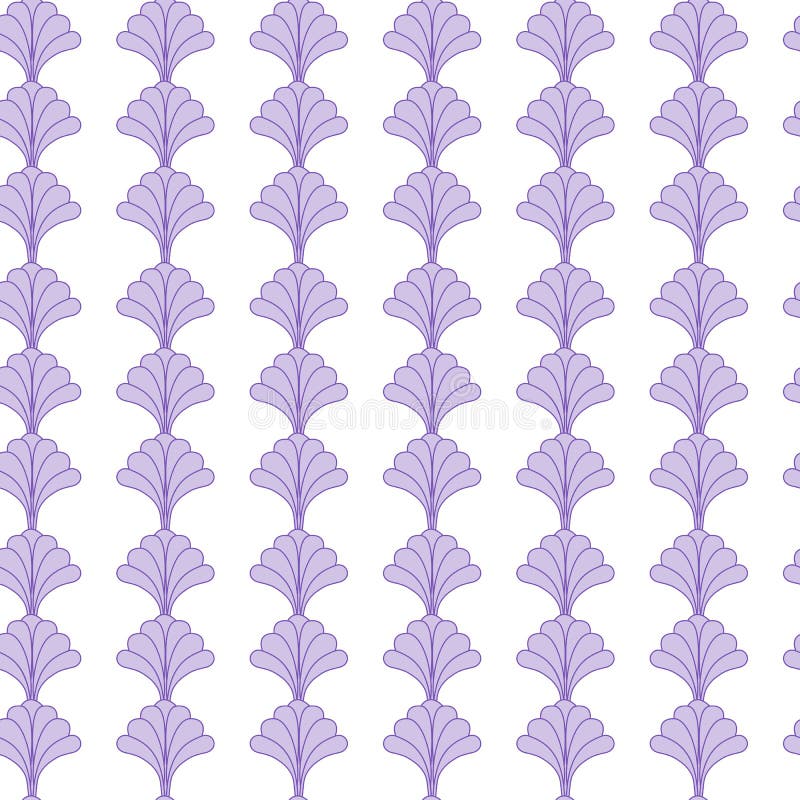 Ładny Kwiecisty Bezszwowy Deseniowy projekt z purpurami Kwitnie na Białym tle ilustracji Ładny Kwiecisty Bezszwowy Deseniowy projekt z purpurami Kwitnie na Białym tle ilustracji