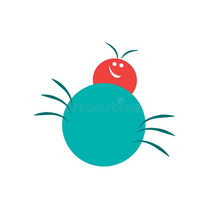 ?adny p?aski kresk?wka paj?k odizolowywaj?cy na bia?ym tle wektor royalty ilustracja ?adny p?aski kresk?wka paj?k odizolowywaj?cy na bia?ym tle wektor royalty ilustracja