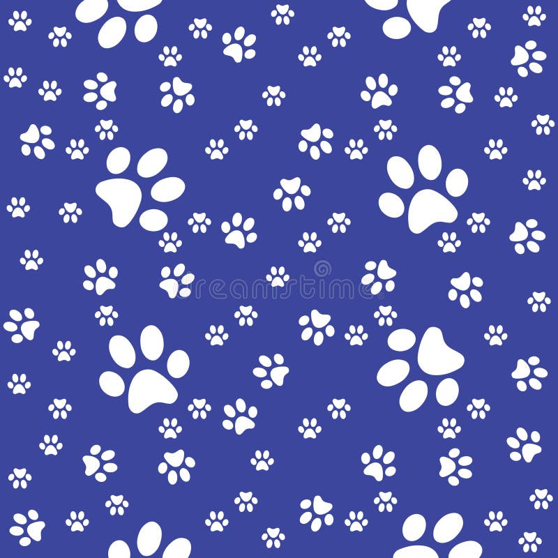 Łapy marynarki wojennej błękita bezszwowy wzór, łapy tło, wektorowa ilustracja ilustracji Łapy marynarki wojennej błękita bezszwowy wzór, łapy tło, wektorowa ilustracja ilustracji