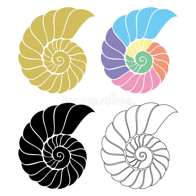 łodzika seashell ilustracji łodzika seashell ilustracji
