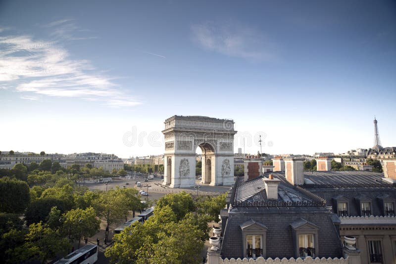 Łuk De Triomphe w Paris, France zdjęcie royalty free Łuk De Triomphe w Paris, France zdjęcie royalty free