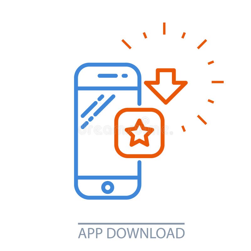 Ściągania smartphone app - mobilna podaniowa zakup ikona