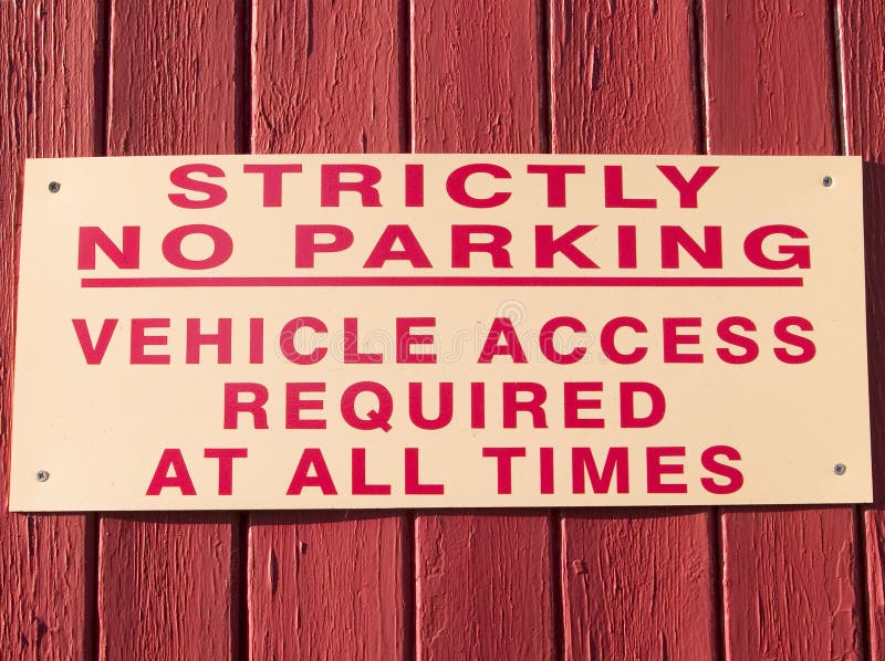Ściśle żadny parking znak zdjęcie royalty free Ściśle żadny parking znak zdjęcie royalty free