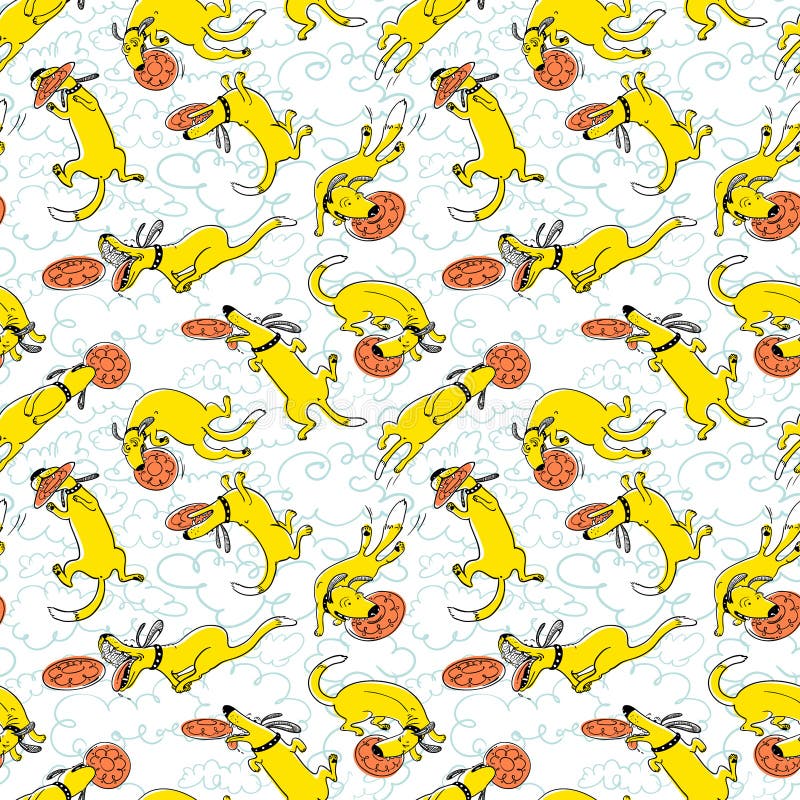 Śliczna aktywność jest prześladowanym wektorowego bezszwowego wzór tła karty doodle powitania strony szablonu cechy ogólnej sieć royalty ilustracja Śliczna aktywność jest prześladowanym wektorowego bezszwowego wzór tła karty doodle powitania strony szablonu cechy ogólnej sieć royalty ilustracja