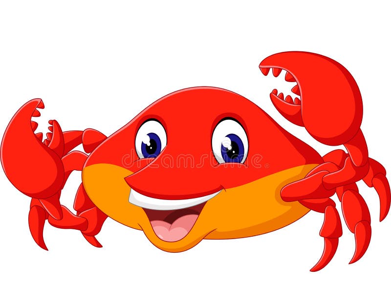 Śliczny krab royalty ilustracja Śliczny krab royalty ilustracja