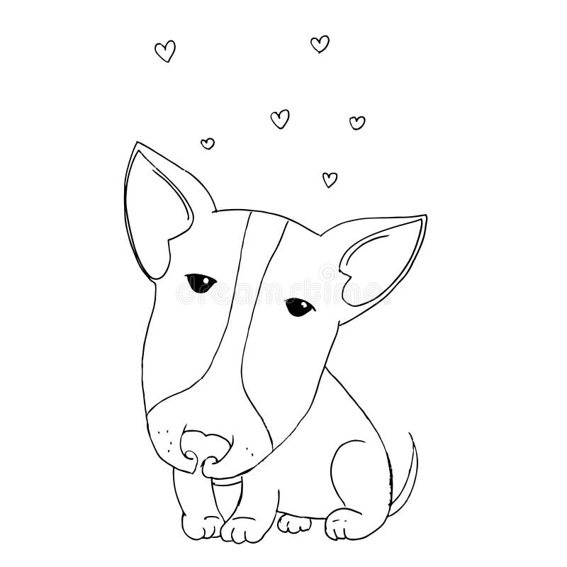 Śliczny szczeniaka pitbull ilustracji Śliczny szczeniaka pitbull ilustracji