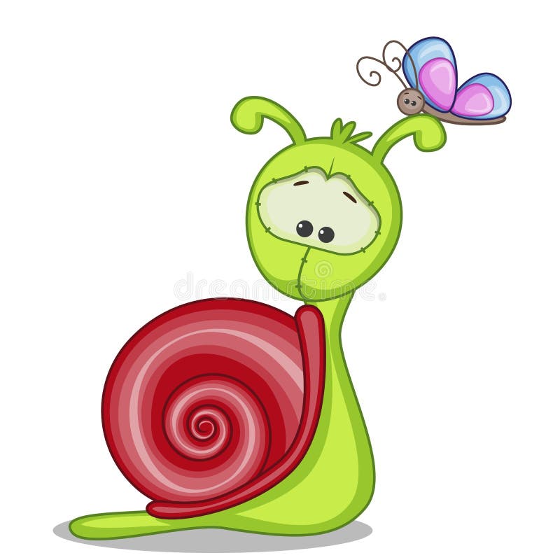 Ślimaczek ilustracja wektor Ślimaczek ilustracja wektor