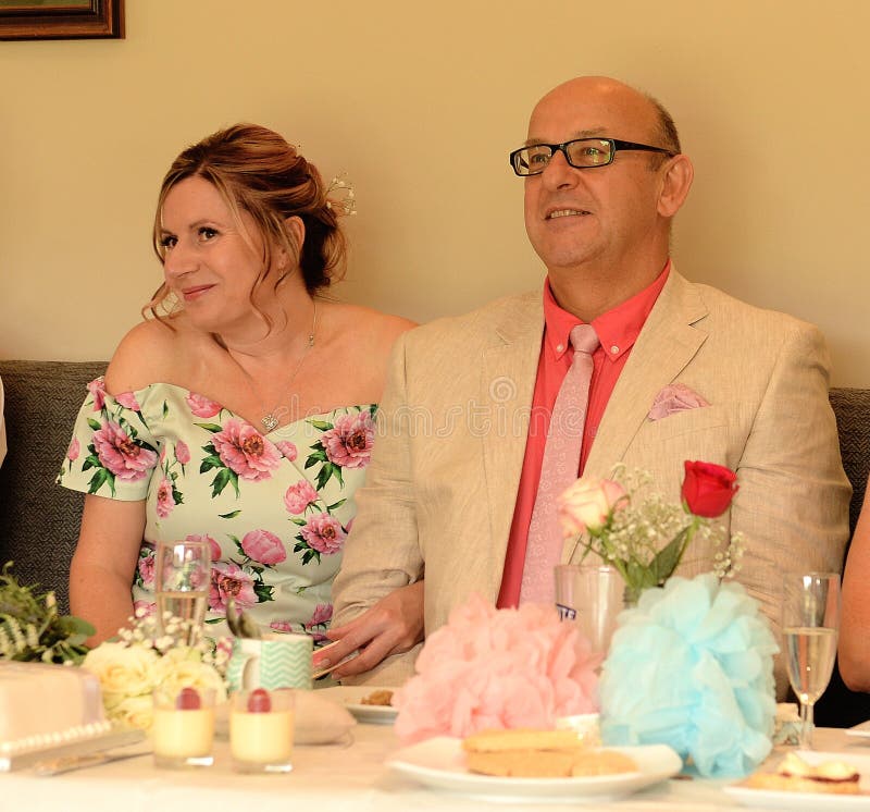 Ślubny gość restauracji zdjęcie stock Ślubny gość restauracji zdjęcie stock