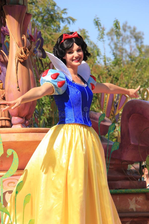 Śnieżny biel przy Disneyland obrazy stock Śnieżny biel przy Disneyland obrazy stock