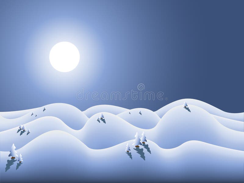 śnieżny księżyc winterland